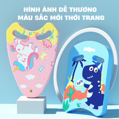 Phao bơi ván tập bơi trẻ em phao lưng bơi lội chính hãng YOU YOU hình pony, khủng long Mirilik House