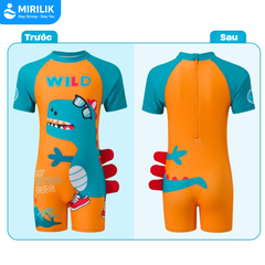 Bộ đồ bơi liền thân trẻ em bé trai từ 10 kg đến 50kg hình khủng long đáng yêu hãng YuKe Yuripromax