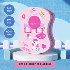 Phao bơi ván tập bơi trẻ em phao lưng bơi lội chính hãng YOU YOU hình pony, khủng long Mirilik House