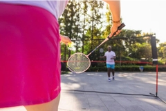 Vợt cầu lông khung nhôm cán thép người lớn nam nữ Unisex BR130 Hồng - MIRILIK HOUSE