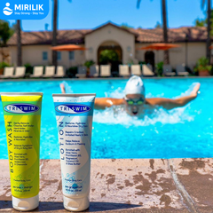 Sữa tắm TRISWIM chuyên dùng đi bơi loại sạch Clo, mùi Clo và muối biển, làm mềm da - MIRILIK