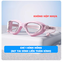Kính bơi kèm bịt tai người lớn nam nữ sang trọng kín nước chống mờ sương YouYou Yuripromax