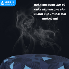 Combo Quần bơi nam + Nón bơi vải hiệu YUKE cao cấp nam tính hợp thời trang YURIPROMAX