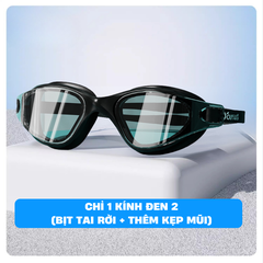 Kính bơi kèm bịt tai người lớn nam nữ sang trọng kín nước chống mờ sương YouYou Yuripromax