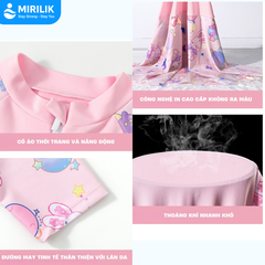 Đầm bơi GALAXY 2 lớp cho bé gái size đại từ 15 - 45Kg hiệu Yuke Mirilik