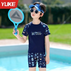 Bộ Đồ bơi bé trai Size đại từ 11 - 45 Kg áo bơi tay ngắn quần ngắn thoáng mát chống nắng cá Mirilik