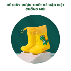 Ủng đi mưa cho trẻ em Bọc đi mưa cho bé, Giày đi mưa chống trơn trượt kiểu dáng dễ thương cho bé trai bé gái Mirilik House
