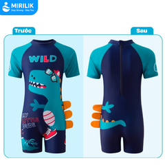 Bộ đồ bơi liền thân trẻ em bé trai từ 10 kg đến 50kg hình khủng long đáng yêu hãng YuKe Yuripromax