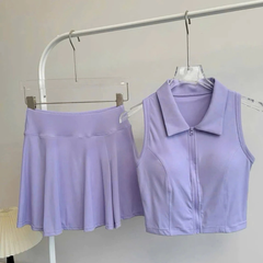 Váy tennis pickleball golf thể thao nữ áo bra mút đúc MIRILIK hàng chuẩn Váy thể thao thời trang