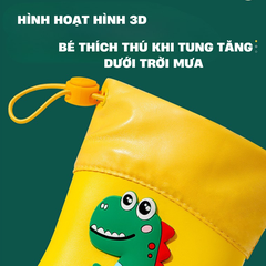 Ủng đi mưa cho trẻ em Bọc đi mưa cho bé, Giày đi mưa chống trơn trượt kiểu dáng dễ thương cho bé trai bé gái Mirilik House