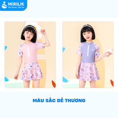 Đầm bơi GALAXY 2 lớp cho bé gái size đại từ 15 - 45Kg hiệu Yuke Mirilik