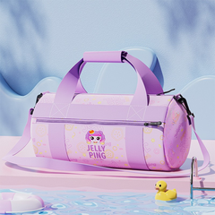 Túi đi bơi đựng đồ bơi có ngăn đựng đồ ướt đồ khô cho bé gái hiệu YouYou màu hồng tím Yuripromax