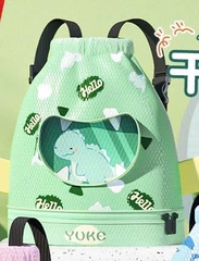 Balo đựng đồ bơi cho bé có 2 ngăn khô ướt Túi đi bơi đi biển có ngăn đựng giầy riêng, balo đi bơi