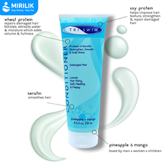 Dầu Xả Cho Người Đi Bơi TRISWIM 251 ml (Mỹ) Loại Bỏ Clo, Làm mượt tóc, bảo vệ màu tóc - Mirilik
