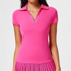 Set Áo thể thao cổ polo nữ VYRA MIRILIK tập gym yoga, chạy bộ, cầu lông, pickleball váy voan xếp ly