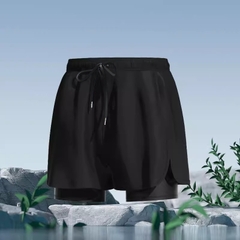 Quần bơi nam trưởng thành 2 lớp chống lộ không túi thoáng khí nhanh khô hiệu YouYou - MIRILIK HOUSE