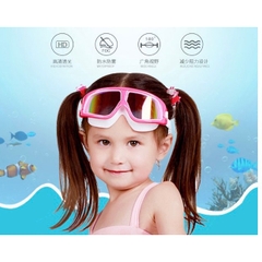 Kính bơi cho trẻ em từ 3 - 12 tuổi, tròng kính rộng dễ quan sát màu sắc tươi sáng