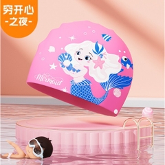 Nón bơi cho bé mũ bơi Silicon kín nước hình Pony khủng long nàng tiên cá YUKE YOUYOU Mirilik Sport