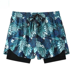 Quần bơi nam có túi 2 lớp kín đáo chất liệu thoáng khí Quần đi biển cao cấp siêu nhẹ