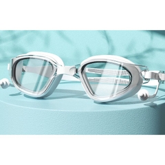 Set Nón Bơi + Kính bơi không cận và có độ cận từ 2 - 6 độ hiệu Yuke kín nước, chống mờ - Mirilik