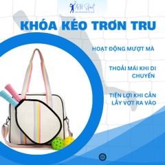 Túi Đựng Vợt Pickleball Nam Nữ Cao Su Chống Sốc Balo Đựng Vợt Dụng Cụ Thể Thao Pickleball MiRi Sport