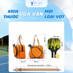 Túi Đựng Vợt Pickleball Nam Nữ Cao Su Chống Sốc Balo Đựng Vợt Dụng Cụ Thể Thao Pickleball MiRi Sport