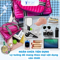 Túi Đựng Vợt Pickleball Nam Nữ Cao Su Chống Sốc Balo Đựng Vợt Dụng Cụ Thể Thao Pickleball MiRi Sport