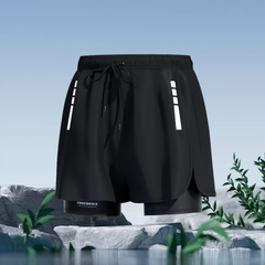 Quần bơi nam có túi 2 lớp kín đáo chất liệu thoáng khí Quần đi biển cao cấp siêu nhẹ