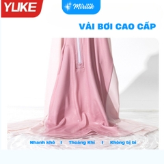Đầm bơi tay dài kèm váy bơi có quần dài bên trong cho bé gái size đại từ 15 - 45Kg hiệu Yuke Mirilik
