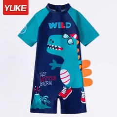 Bộ đồ bơi liền thân trẻ em bé trai từ 10 kg đến 50kg hình khủng long đáng yêu hãng YuKe Yuripromax