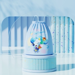 Túi đi bơi đựng đồ bơi có ngăn đựng đồ ướt đồ khô cho bé gái hiệu YouYou màu hồng tím Yuripromax