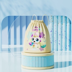 Túi đi bơi đựng đồ bơi có ngăn đựng đồ ướt đồ khô cho bé gái hiệu YouYou màu hồng tím Yuripromax