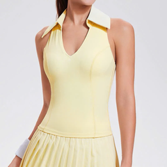 Set Váy Pickleball Tennis Bra Mút Đúc Tập Thể Thao Nữ Chất Thun Lạnh Hàng Quảng Châu Cao Cấp Mirilik