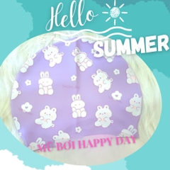 Nón bơi cho bé mũ bơi Silicon kín nước hình Pony khủng long nàng tiên cá YUKE YOUYOU Mirilik Sport