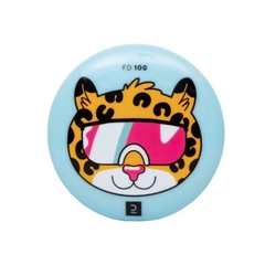 Đĩa ném mini mềm cho trẻ em đồ chơi bãi biển bé trai bé gái FD100 xanh lá hình mặt vịt Yuripromax