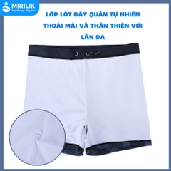 Quần bơi nam từ 40kg - 110kg dáng đùi thoáng khí chống lộ hiệu YouYou họa tiết lập thể Mirilik