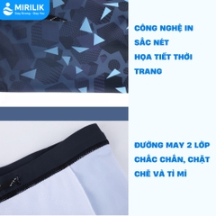 Quần bơi nam từ 40kg - 110kg dáng đùi thoáng khí chống lộ hiệu YouYou họa tiết lập thể Mirilik
