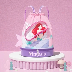 Balo đựng đồ bơi cho bé có 2 ngăn khô ướt Túi đi bơi đi biển có ngăn đựng giầy riêng, balo đi bơi