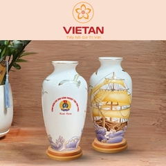Bình Hoa Họa Tiết Thuận Buồm Xuôi Gió BH01