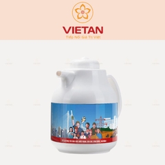 Phích Pha Trà Rạng Đông Họa Tiết Đại Hội PPT01