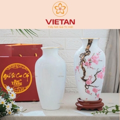 Bình Hoa Họa Tiết Hoa Đào BH02