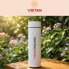 Bình giữ nhiệt hiển thị nhiệt độ màu trắng 500ml