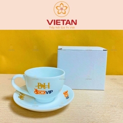 Ly Sứ Uống Cà Phê In Logo LCS06