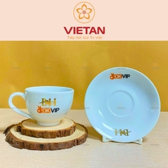 Ly Sứ Uống Cà Phê In Logo LCS06