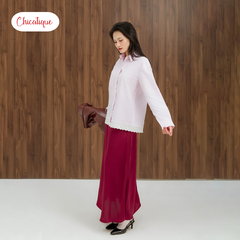 Chân váy lụa Chicatique Emily dáng chữ A hai lớp mềm mịn