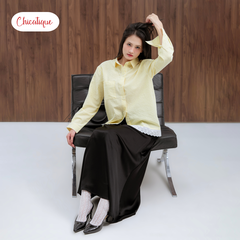 Chân váy lụa Chicatique Emily dáng chữ A hai lớp mềm mịn