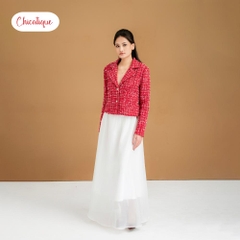 Áo khoác Tweed Chicatique Vivian Jacket dáng ngắn thời thượng form chuẩn tôn dáng phối lót lụa