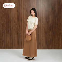 Áo Taylor Knit Top Chicatique Cotton dệt mềm mại basic form ôm nhẹ