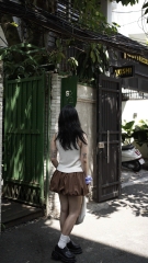 Áo dệt kim CHICATIQUE Erin nút cài basic thanh lịch