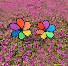 Chong chóng cầu vòng 26cm 6 cánh - (1T*300C)